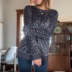 Soft Leopard Print Crewneck